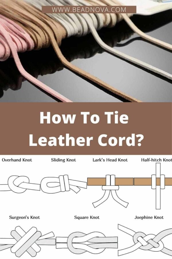 how to tie leather cord