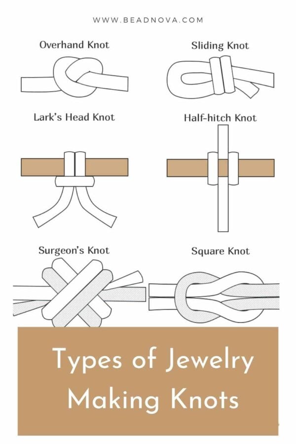 types of jewelry knots