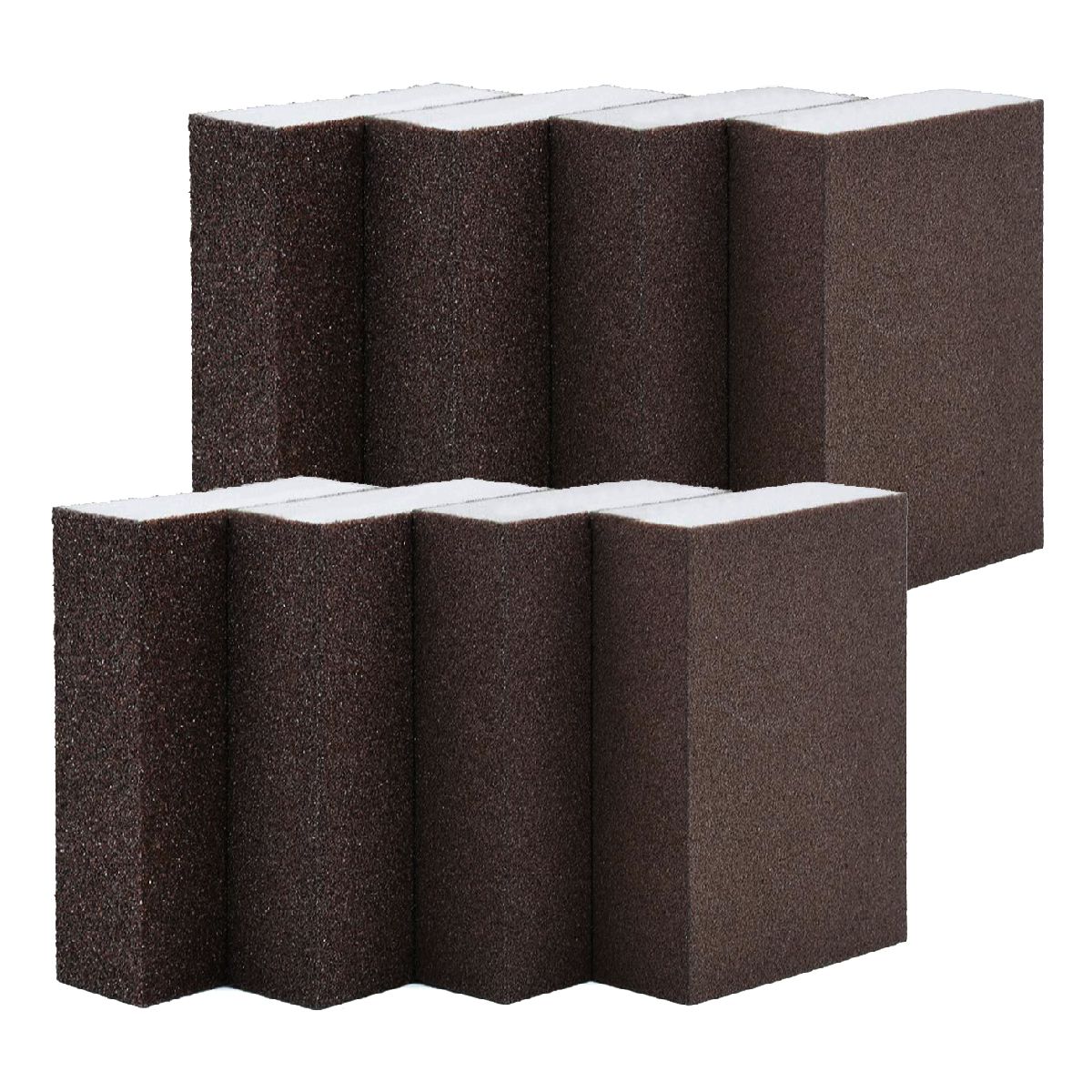 60/100/180/220 Grits 4 Different Specifications Onarway Sanding Sponges 4 Pack Wet and Dry Dual-use Ideal for Wood Metal Wall Polish Washable and Reusable Coarse and Fine Sanding Blocks 