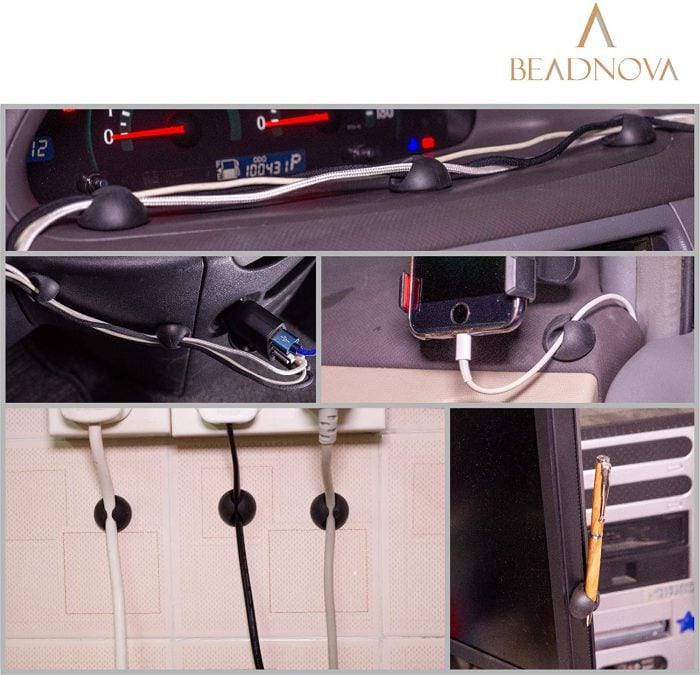 beadnova Cable Clips Cord Organizer