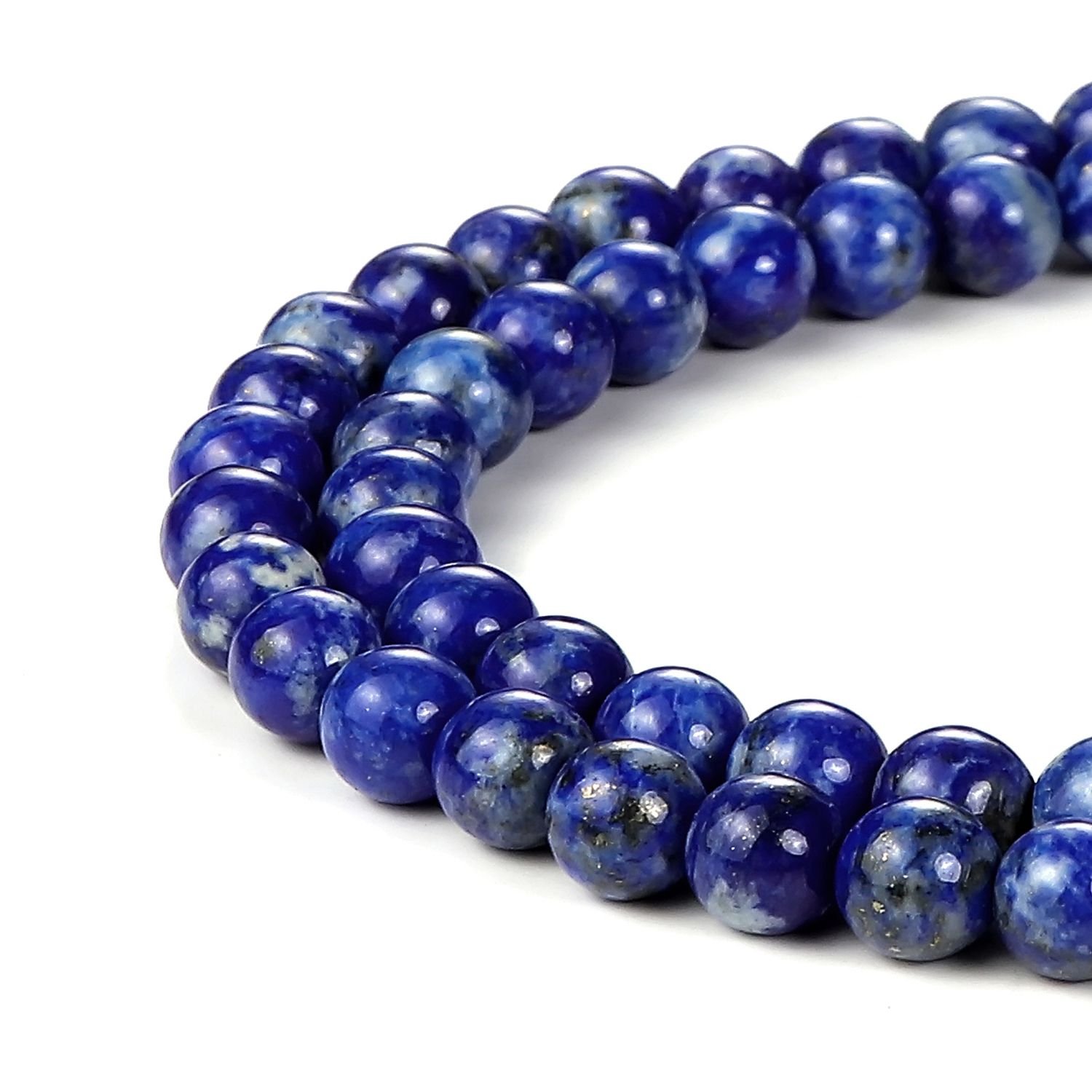 AAA+ Lapis Round Plain Beads Sale 6.5 Inch Lapis Round Beads Strands,Lapis Jewelry 8mm Natural Lapis Lazuli Round Smooth Gemstone Beads