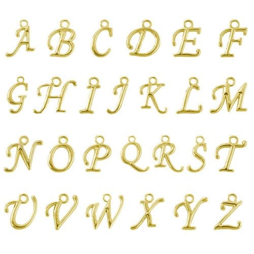 Alphabet Charms for Jewelry Making