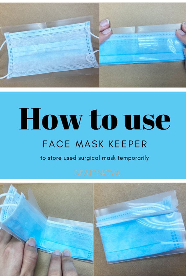 How to use face mask keeper properly?