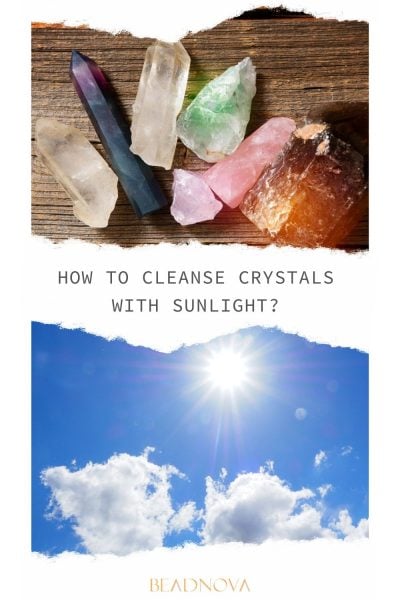 how to cleanse crystals with sunlight