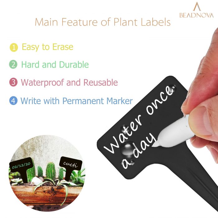 Plant-Labels-Plant-Tags-Plant-Markers-Black-70-Pcs