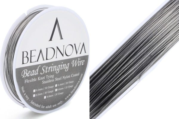 Nylon Coated Stainless Steel Bead Stringing Wire.