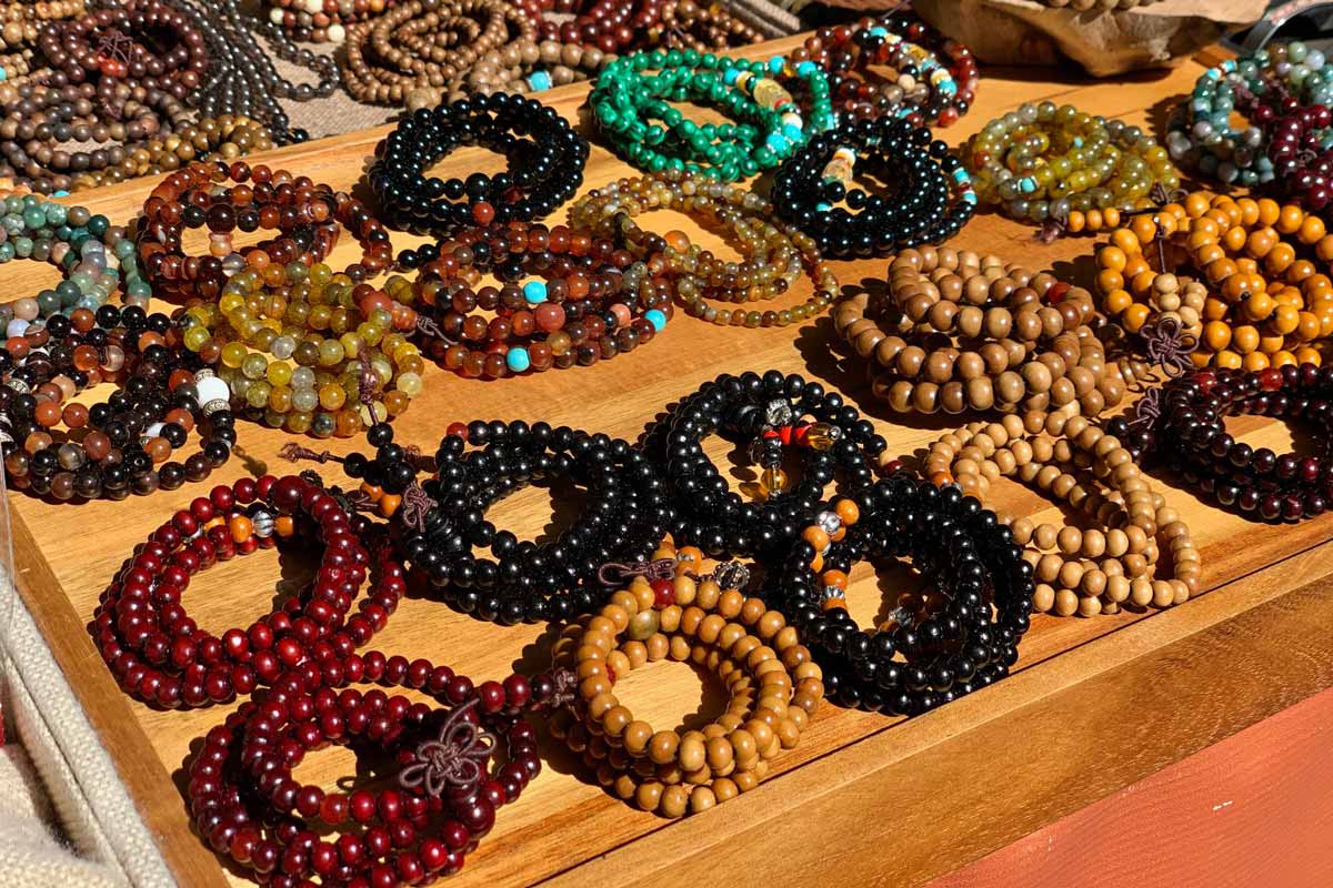 Types of Natural Wooden Beads for DIY Jewelry Sorted by Colors