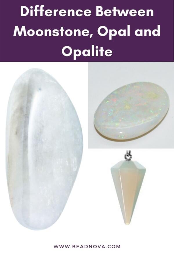difference between moonstone opal opalite