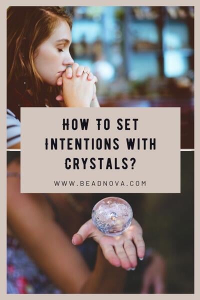setting crystal intentions