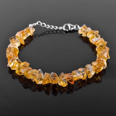 crystals for studying - citrine bracelet