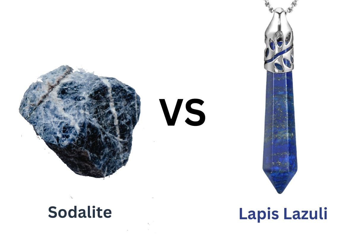 sodalite vs. lapis lazuli.