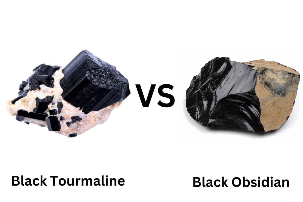 black tourmaline vs black obsidian